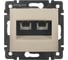 Розетка Legrand телефонная двойная RJ11 Legrand Valena слоновая кость 774339 4