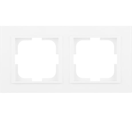 2-местная рамка OVIVO MINA, белый, 401-010000-226