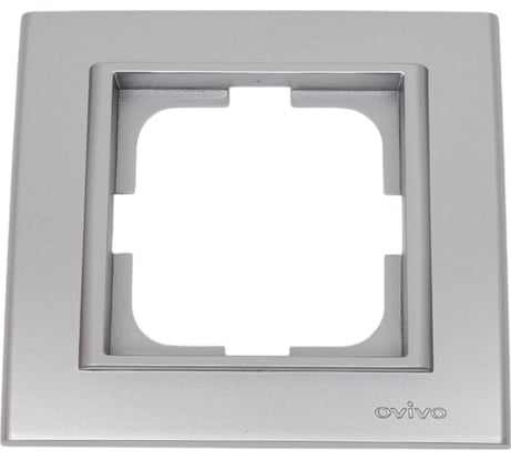 1-местная рамка OVIVO MINA, серебро, 401-100000-096