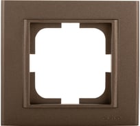 1-местная рамка OVIVO MINA, мокка, 401-190000-096