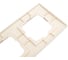 3-местная рамка OVIVO MINA, крем, 401-020000-227 5