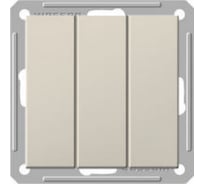 Трехклавишный выключатель, бежевый WESSEN 59 Schneider ELectric VS0516-351-2-86