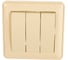 Трехклавишный выключатель в сборе, слоновая кость WESSEN 59 Systeme Electric VS0516-351-28 1