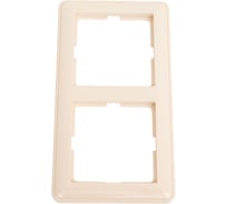 Двухместная рамка Systeme Electric WESSEN 59 слоновая кость SchEКД-2-28 KD-2-28