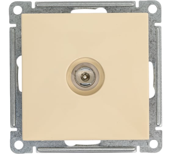 Телевизионная оконечная розетка, бежевая WESSEN 59 Systeme Electric RTS-151-2-86