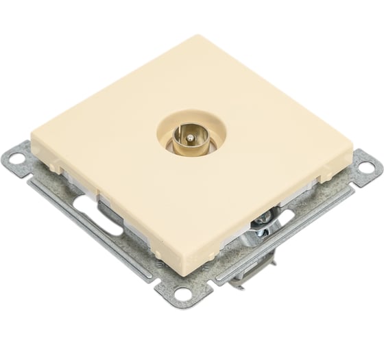 Телевизионная оконечная розетка, бежевая WESSEN 59 Systeme Electric RTS-151-2-86
