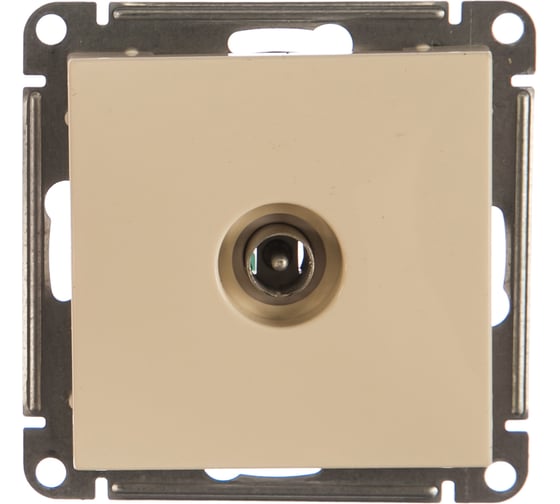 Телевизионная оконечная розетка, бежевая WESSEN 59 Systeme Electric RTS-151-2-86 1