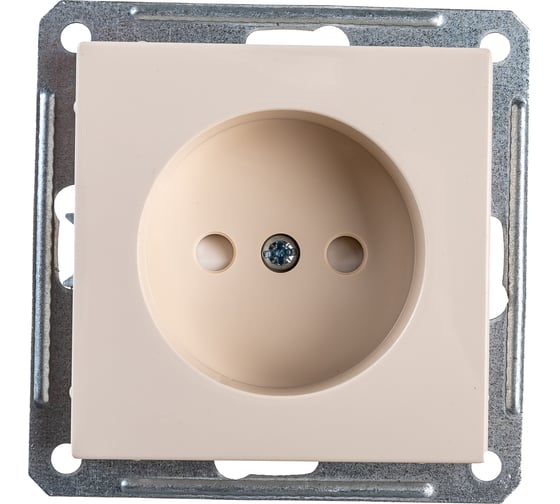 Розетка, бежевая WESSEN 59 Systeme Electric RS16-151-2-86