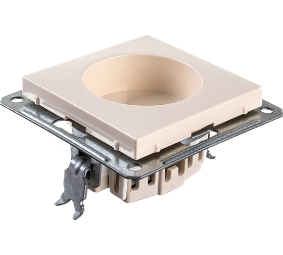 Розетка, бежевая WESSEN 59 Systeme Electric RS16-151-2-86