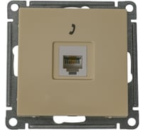 Телефонная розетка, бежевая RJ11 WESSEN 59 Systeme Electric RSI-152T-2-86