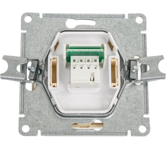 Телефонная розетка, бежевая RJ11 WESSEN 59 Systeme Electric RSI-152T-2-86