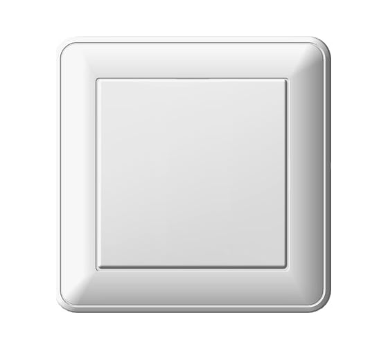 Одноклавишный кнопочный выключатель с рамкой, белый WESSEN 59 Schneider ELectric VS116-155-18