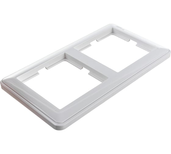 Двухместная рамка, белая Systeme Electric СП W59 KD-2-18