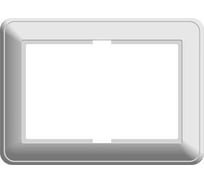 Рамка для двойной розетки с заземлением, белая WESSEN 59 Schneider ELectric KD-RS255-18