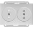 Двойная розетка, белая WESSEN 59 Schneider ELectric RS16-254-1-86 1