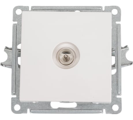 Телевизионная оконечная розетка, белая WESSEN 59 Systeme Electric RTS-151-1-86