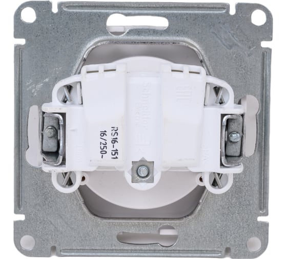 Розетка, белая WESSEN 59 Systeme Electric RS16-151-1-86