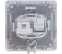 Розетка компьютерная телефонная Systeme Electric RJ11+RJ45 СП W59 RSI-251TK5E-18 белая 2