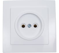 Скрытая розетка ЮПИТЕР Стандарт белая JP7420-02