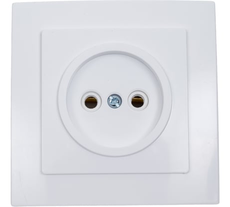Скрытая розетка ЮПИТЕР Стандарт белая JP7420-02