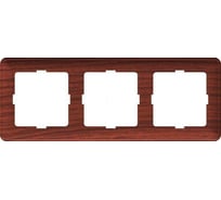 Трехместная рамка, мореный дуб WESSEN 59 Systeme Electric KD-3-98