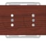 Двойная розетка, мореный дуб WESSEN 59 Schneider ELectric RS16-254-9-86 1