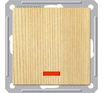 Выключатель с подсветкой, сосна WESSEN 59 Schneider ELectric VS116-153-7-86