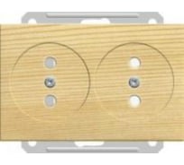 Двойная розетка, сосна WESSEN 59 Schneider ELectric RS16-254-7-86