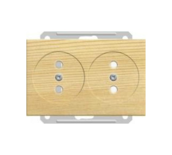 Двойная розетка, сосна WESSEN 59 Schneider ELectric RS16-254-7-86