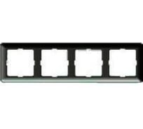 Четырехместная рамка, черный бархат WESSEN 59 Schneider ELectric KD-4-68