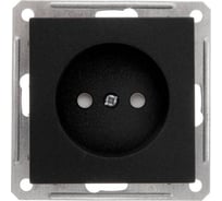 Розетка, черный бархат WESSEN 59 Systeme Electric RS16-151-6-86