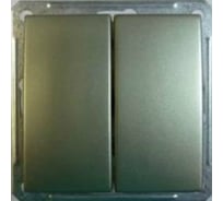 Проходной переключатель Schneider ELectric WESSEN 59 шампань двухклавишный VS616-256-4-86