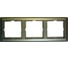 Трехместная рамка, шампань WESSEN 59 Schneider ELectric KD-3-48 1