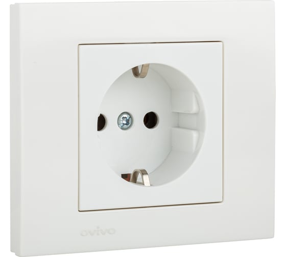 1-местная рамка OVIVO GRANO, белый, 400-010000-096