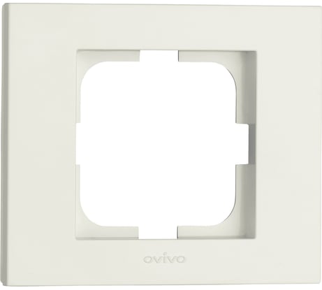 1-местная рамка OVIVO GRANO, крем, 400-020000-096