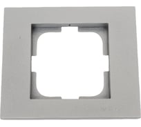 1-местная рамка OVIVO GRANO, серебро, 400-100000-096
