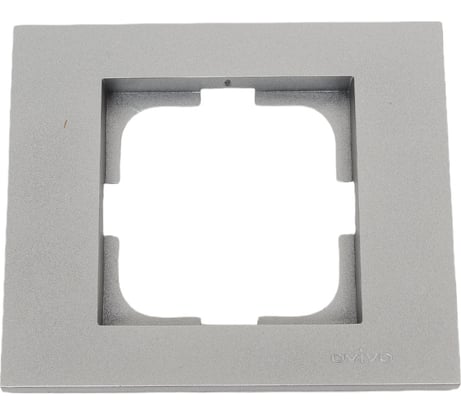 1-местная рамка OVIVO GRANO, серебро, 400-100000-096