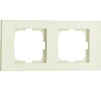 2-местная рамка OVIVO GRANO, крем, 400-020000-226