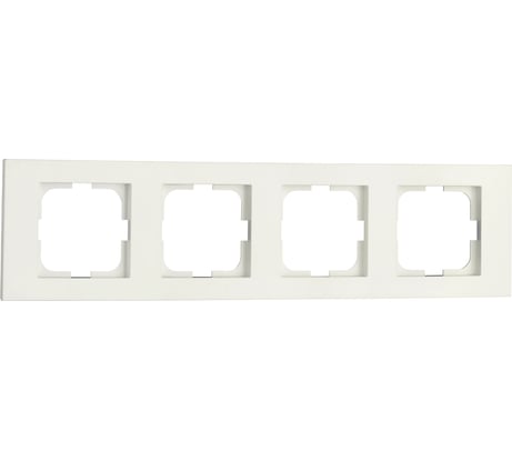 4-местная рамка OVIVO GRANO, белый, 400-010000-228