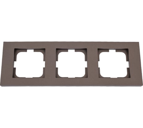 3-местная рамка OVIVO GRANO, мокко 400-190000-227