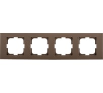 4-местная рамка OVIVO GRANO, мокко 400-190000-228