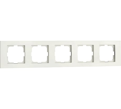 5-местная рамка OVIVO GRANO, белый, 400-010000-250