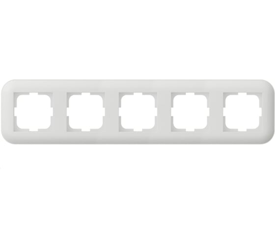 5-местная рамка OVIVO LOFT, белый, 404-010001-250