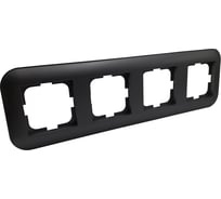 4-местная рамка OVIVO LOFT, черный металлик, 404-170017-228