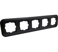 5-местная рамка OVIVO LOFT, черный металлик, 404-170017-250