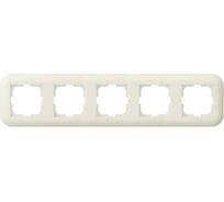 5-местная рамка OVIVO LOFT, крем, 404-020002-250