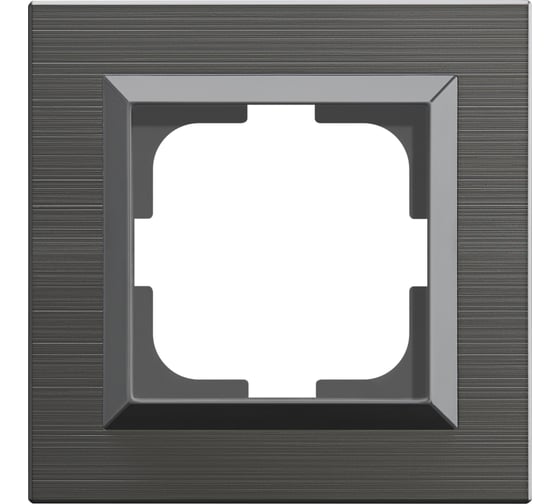 1-местная рамка OVIVO QUANTUM, серый магнит, 405-310000-096