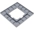 1-местная рамка OVIVO QUANTUM, серебро, 405-320000-096 4