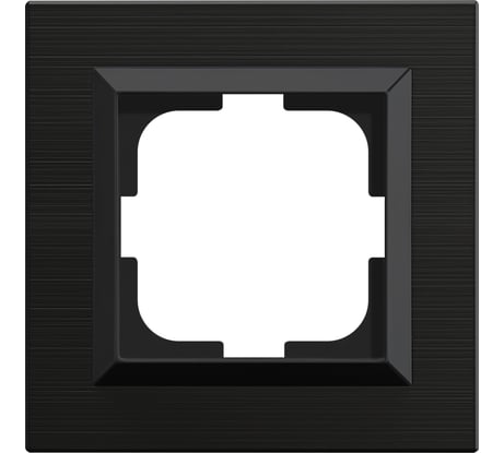 1-местная рамка OVIVO QUANTUM, черный, 405-360000-096