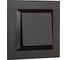 1-местная рамка OVIVO QUANTUM, черный, 405-360000-096 2